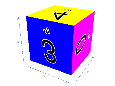 A solid-mapped cube